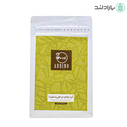آرد بادام درختی بدون پوست 200 گرمی آردینو — تصویر ۲