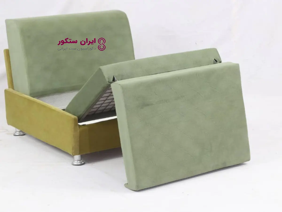 مبل تخت خواب شو یک نفره مدل باران { ارسال به سراسر کشور } — تصویر ۳