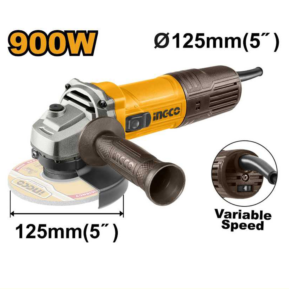 مینی فرز ۹۰۰ وات دیمردار سوپر اینکو اینکو مدل AG900285