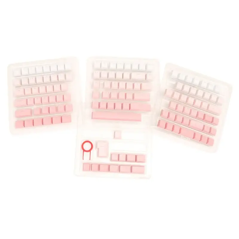 مجموعه کامل کلید کیبورد ردراگون Gradient Pink-A139