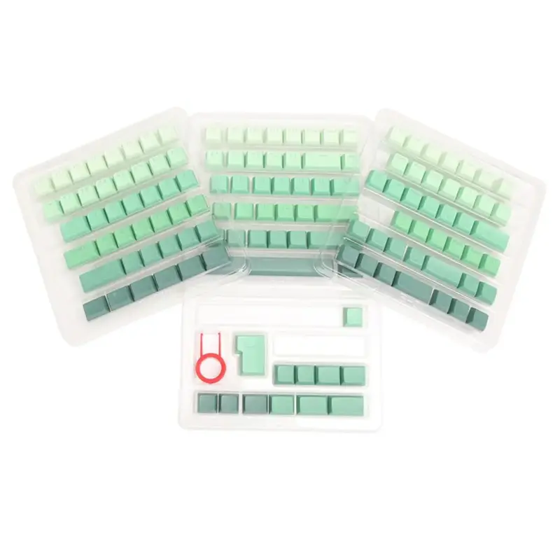 مجموعه کامل کلید کیبورد ردراگون Gradient Green-A140