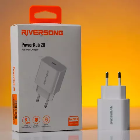 شارژر دیواری Riversong مدل PowerKub 20 AD75C — تصویر ۳
