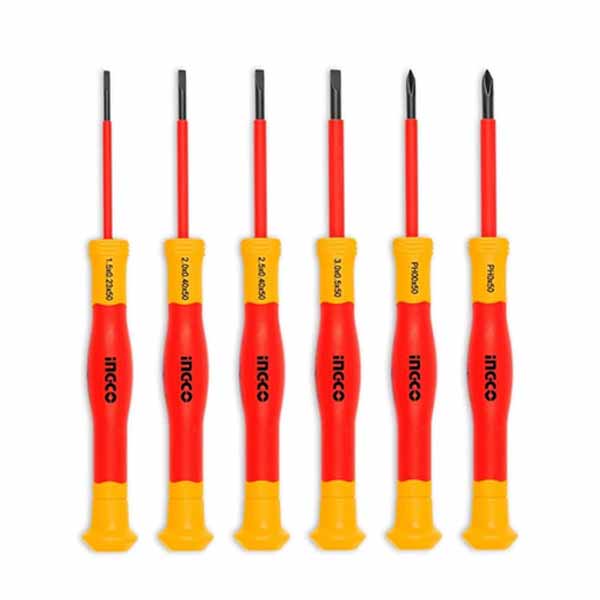 ست پیچ گوشتی ریز ساعتی عایق برق اینکو مدل HKIPSD0601