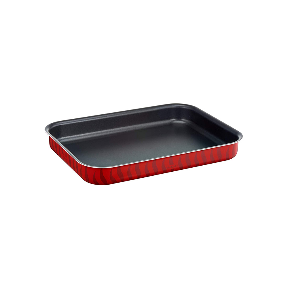 تابه/ ظرف فر مستطیل تفال مدل Tempo Flame سایز 24*31