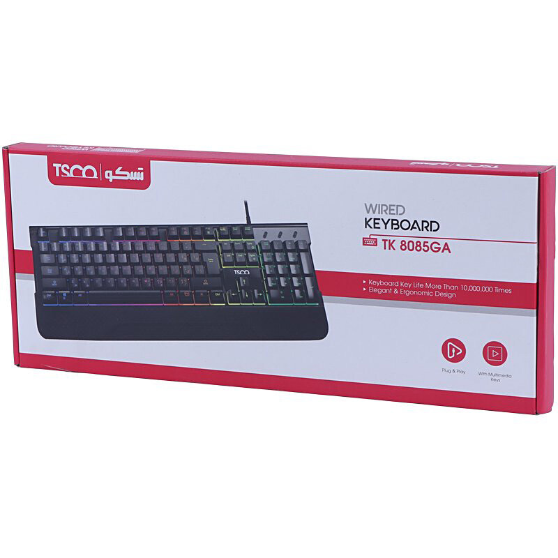 کیبورد گیمینگ باسیم تسکو TSCO TK-8085GA