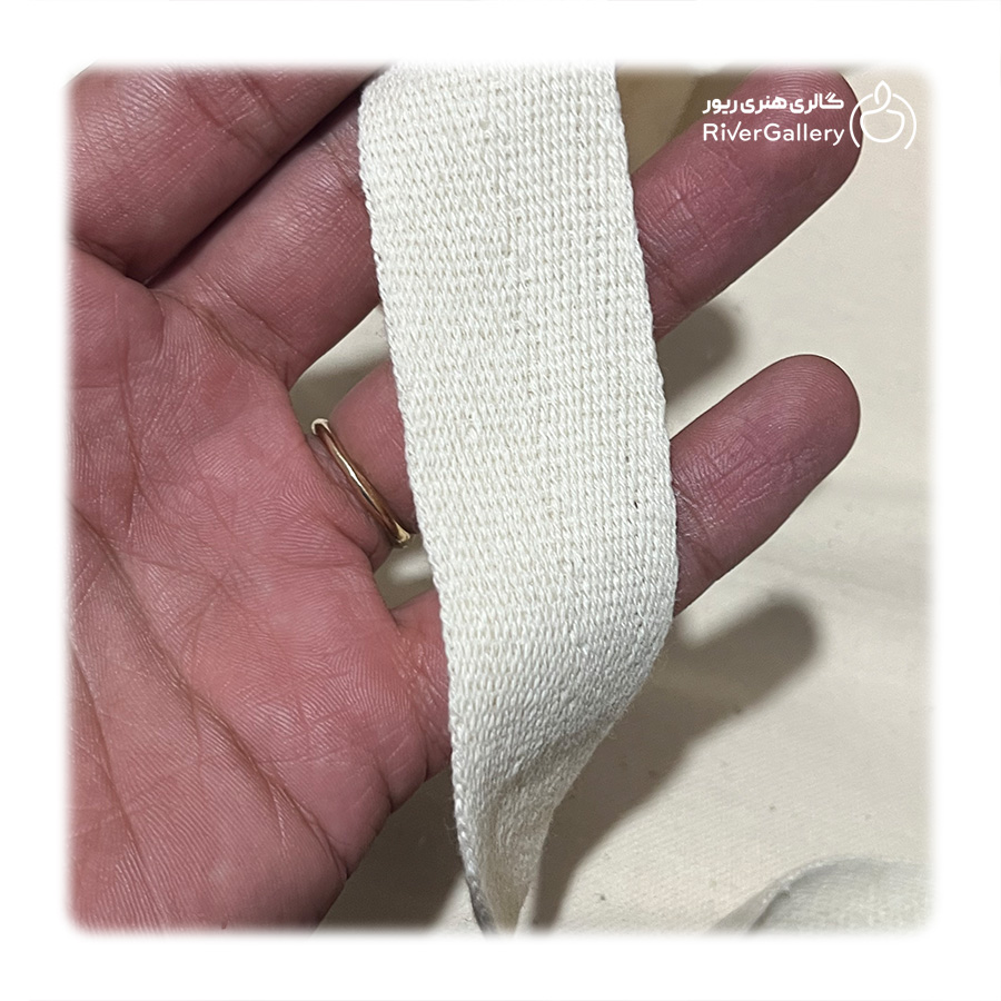 توت بگ خام مدل ساک خرید پارچه‌ای ضخیم – ۳۰×۴۰ – فروش تکی — تصویر ۷