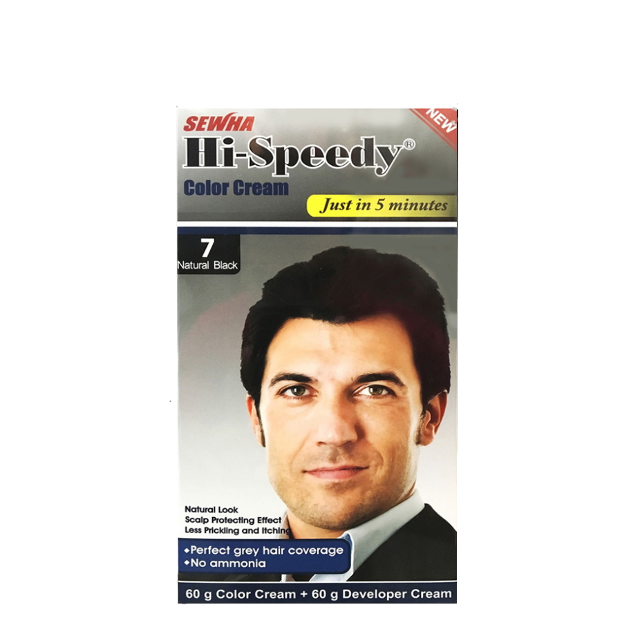 کیت رنگ مو مردانه سوها شماره 7 های اسپیدی – Hi Speedy