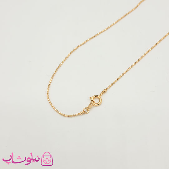 زنجیر گردنبند دخترانه ژوپینگ مدل توپی ریز کد 591