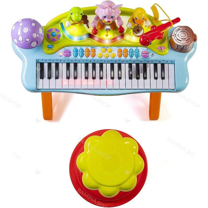 اسباب بازی پیانو کودک کد 669 هالی تویز Huile Toys — تصویر ۵