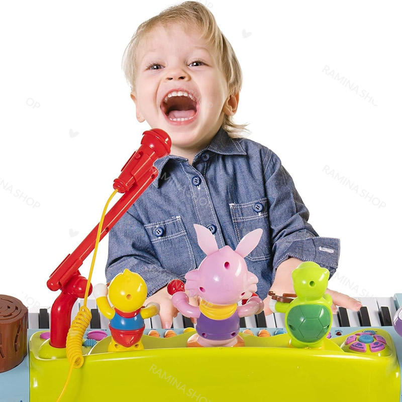 اسباب بازی پیانو کودک کد 669 هالی تویز Huile Toys — تصویر ۴