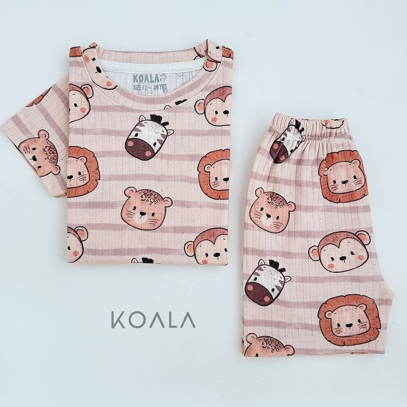 ست تیشرت شلوارک بچه گانه طرح حیوانات کیوت کوالا Koala — تصویر ۲