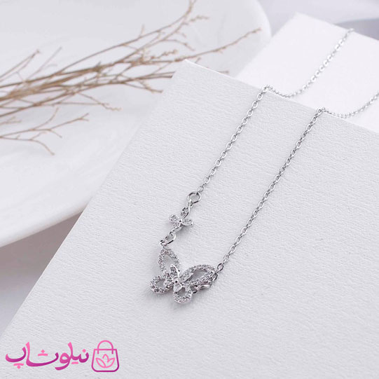 گردنبند دخترانه نگیندار ظریف — تصویر ۳