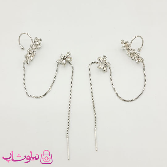 گوشواره دورگوش زنانه نگیندار (جفت)