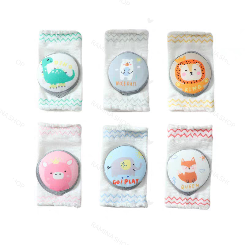 زانوبند نخی محافظ دار نوزاد شش طرح حیوانات Kids Socks — تصویر ۲