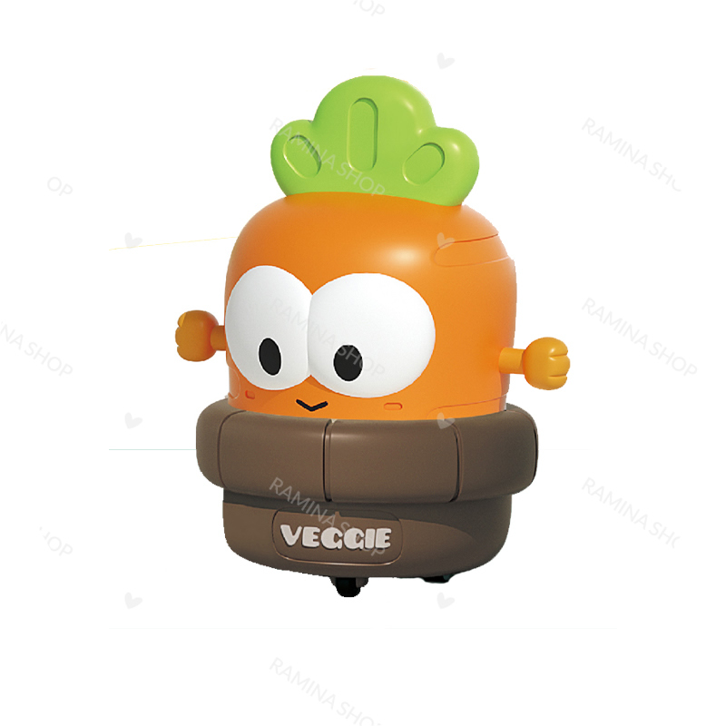 اسباب بازی فشاری طرح ترب و هویج Veggie — تصویر ۴
