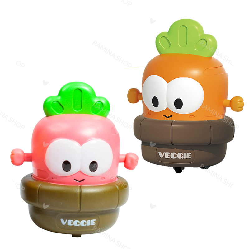 اسباب بازی فشاری طرح ترب و هویج Veggie — تصویر ۲