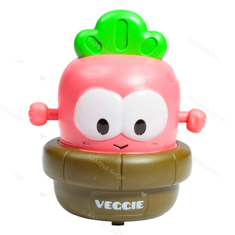 اسباب بازی فشاری طرح ترب و هویج Veggie — تصویر ۵