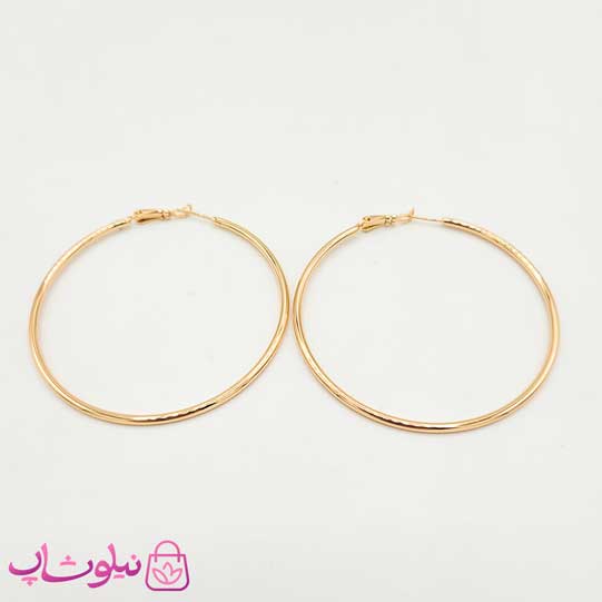 گوشواره حلقه ای ساده بزرگ ژوپینگ