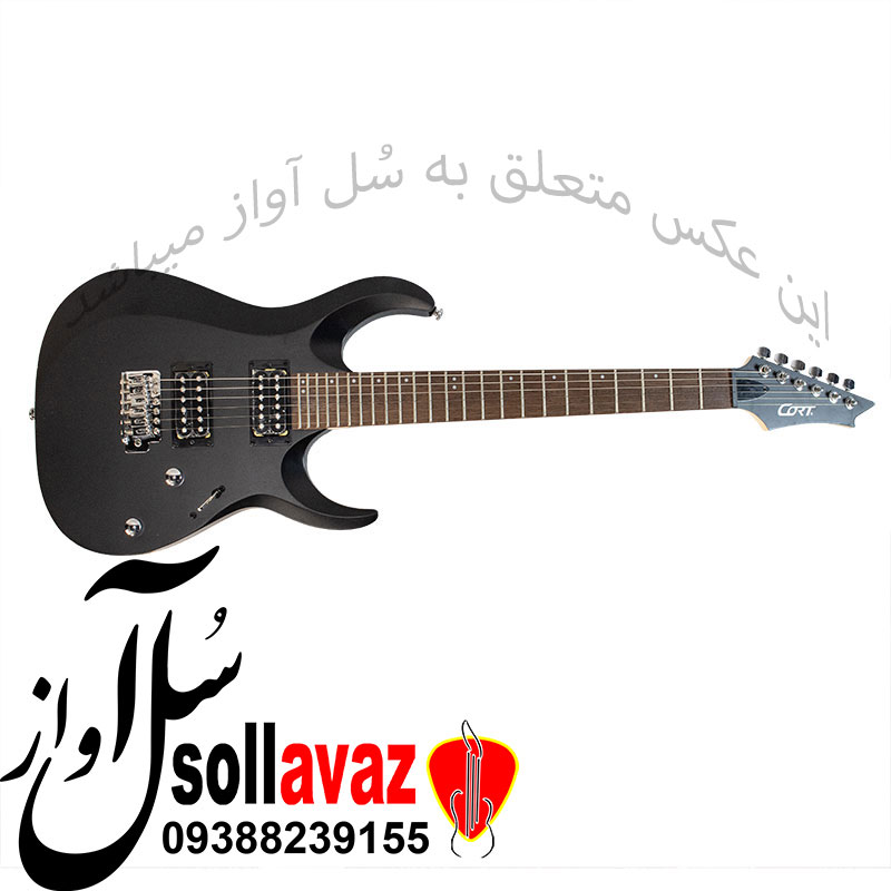گیتار الکتریک کورت (CORT) مدل X100 OPBK مشکی — تصویر ۸