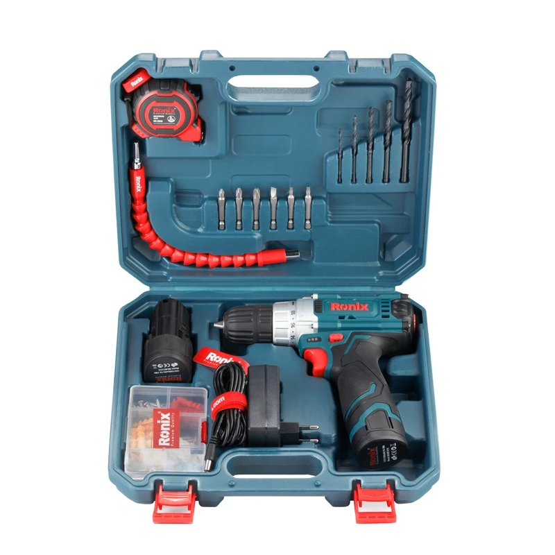 مجموعه ۱۹ عددی دریل شارژی رونیکس مدل RS-8613