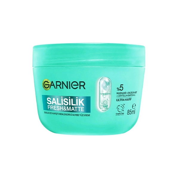 ژل کرم آبرسان پوست چرب گارنیر FRESH & MATTE حجم 85 میل