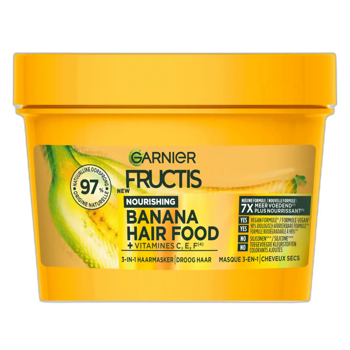 ماسک و نرم کننده ویتامینه مو گارنیر FRUCTIS عصاره موز