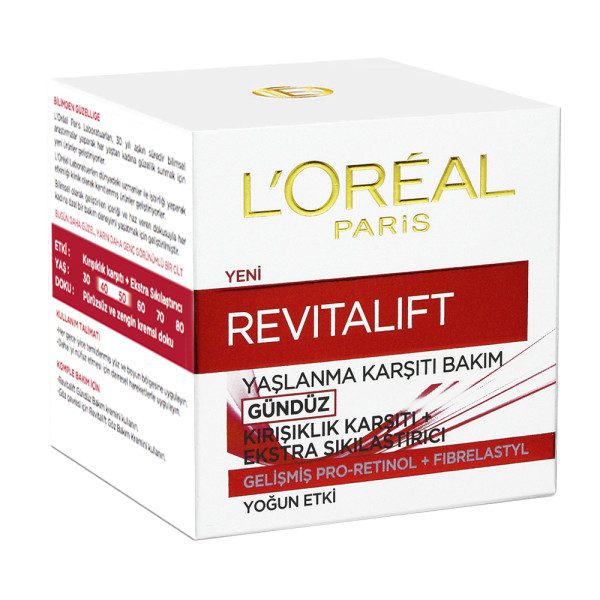 کرم ضد چروک روز و سفت کننده لورال مدل REVITALIFT