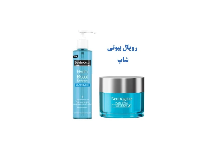 پک ژل شوینده و کرم آبرسان شب نوتروژینا HYDRO BOOST