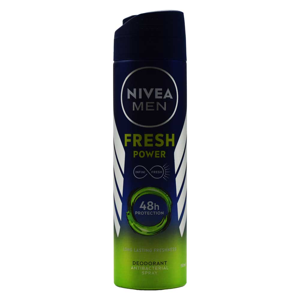 اسپری ضد تعریق مردانه نیوآ NIVEA اصل آلمان مدل Fresh Power حجم 150 میلی لیتر