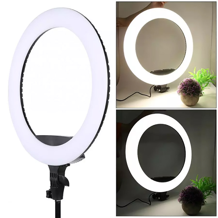 رینگ لایت BK416II Ringlight همراه با سه پایه + رینگ لایت ۱۰ اینچی (45 سانت 65 وات) — تصویر ۲