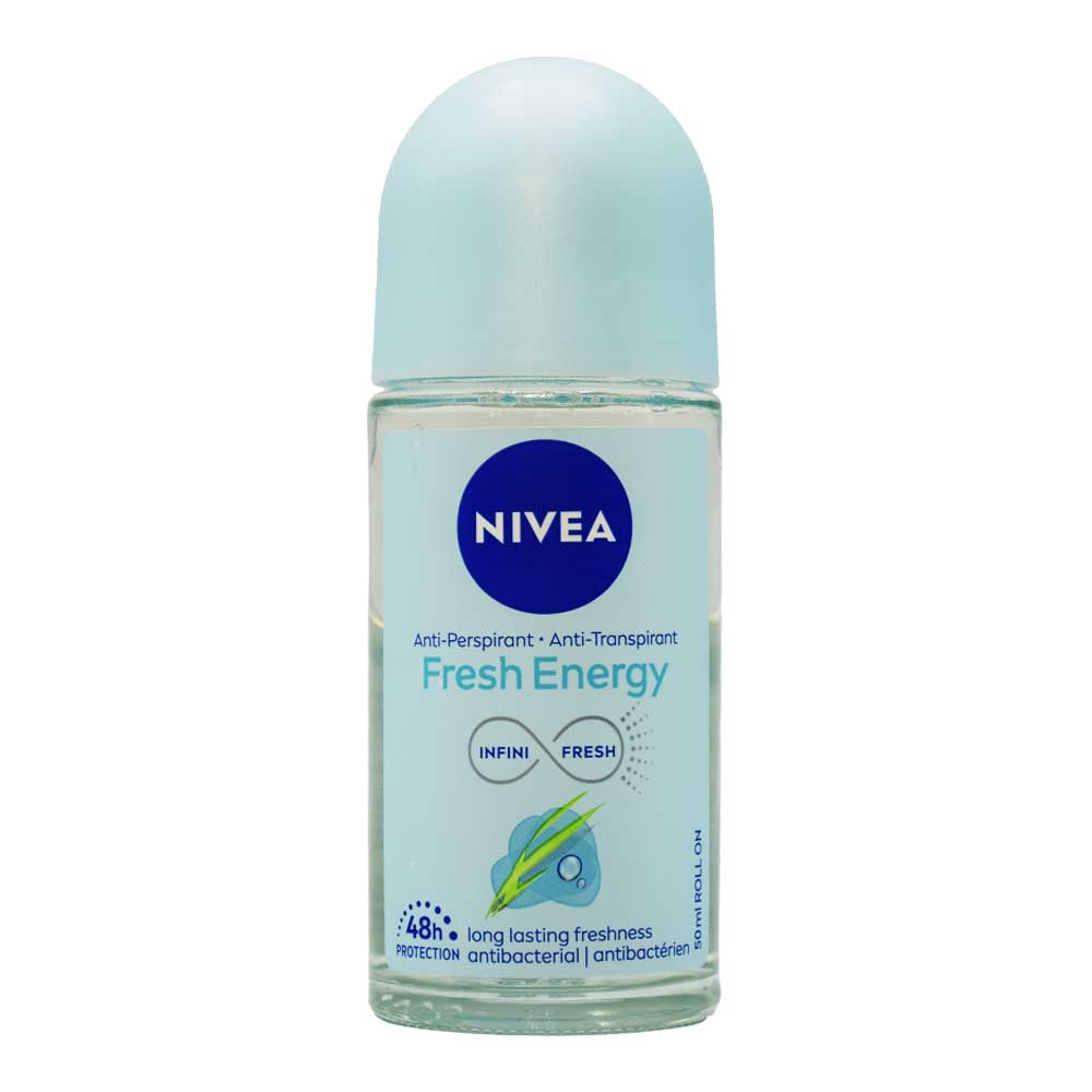 مام رول زنانه ضد تعریق نیوآ NIVEA اصل آلمان مدل Fresh Energy حجم 50 میلی لیتر