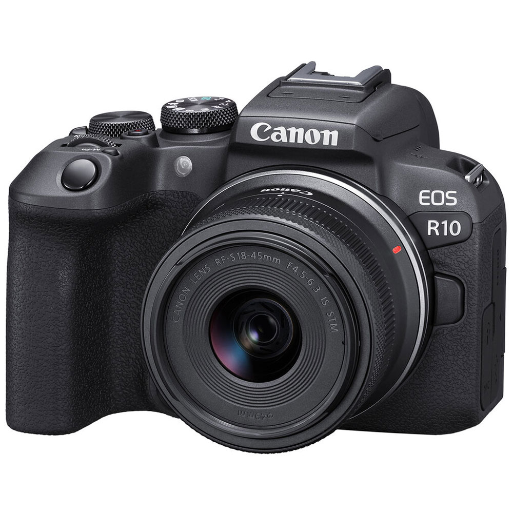 دوربین بدون آینه کانن Canon EOS R10 kit 18-45mm Mirrorless Camera Canon EOS R10 kit 18-45mm Mirrorless Camera استوک