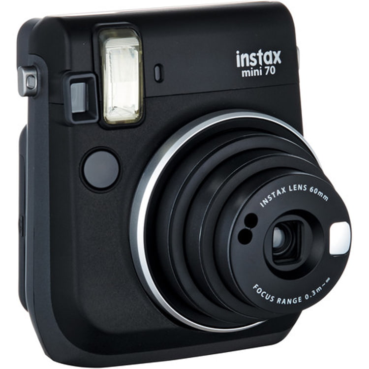 دوربین عکاسی چاپ سریع فوجی Fujifilm instax mini 70 Instant Film Camera Black — تصویر ۴
