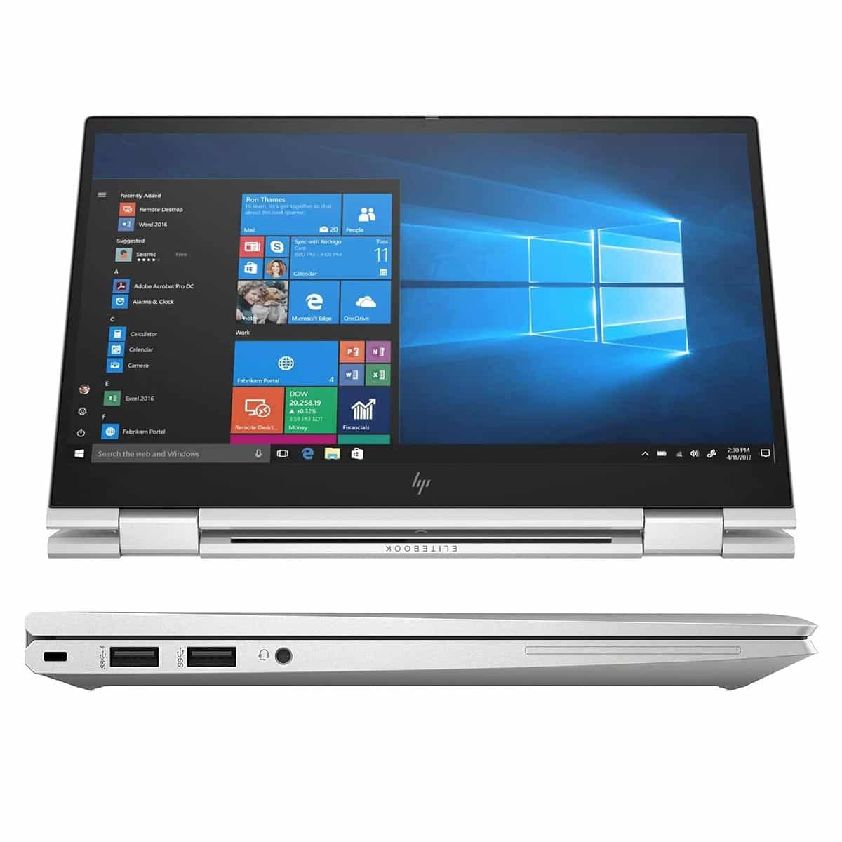 لپ تاپ استوک اچ پی HP EliteBook 830 G7 core i7-10610u 16 512 لمسی 360 درجه — تصویر ۵