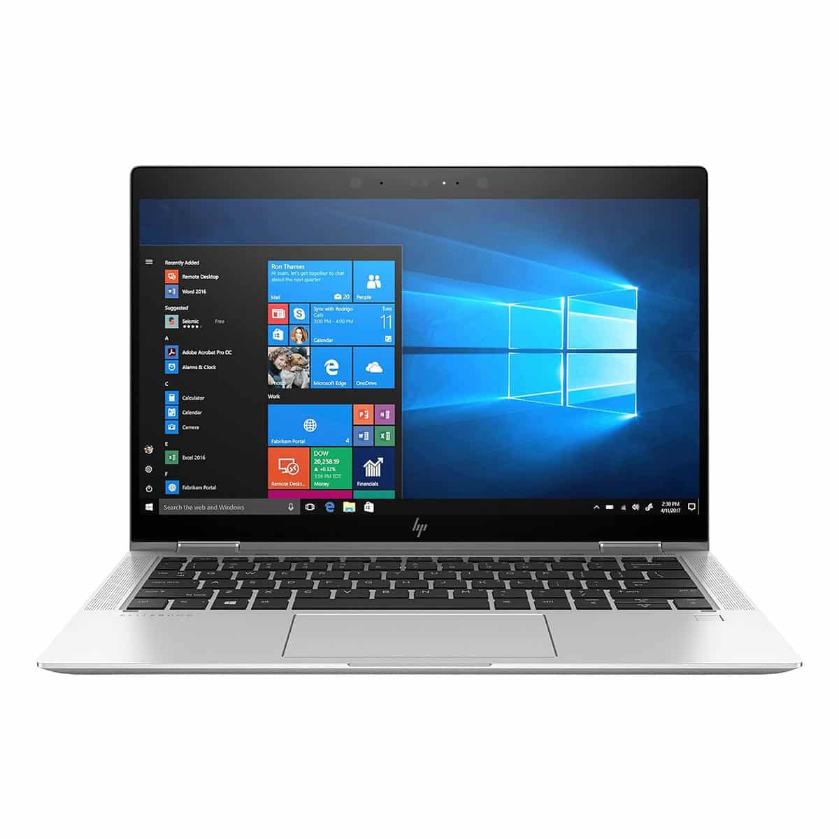 لپ تاپ استوک اچ پی HP EliteBook x360 1030 G3 core i5-8350u 8 256 لمسی 360 درجه — تصویر ۲