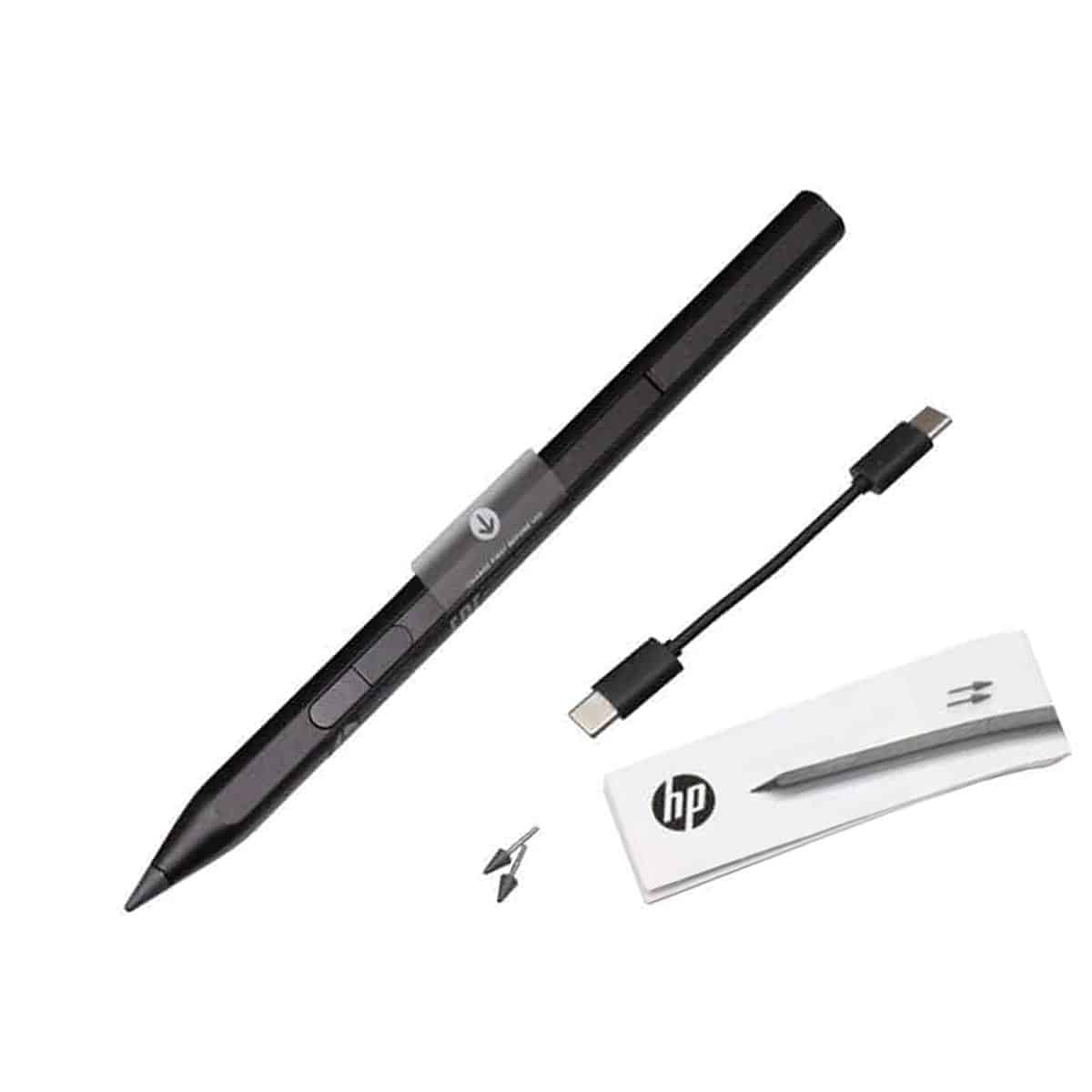 قلم شارژی اچ پی SPEN-HP-04 اورجینال پک کامل ( قلم+2نوک+کابل شارژ+دفترچه)