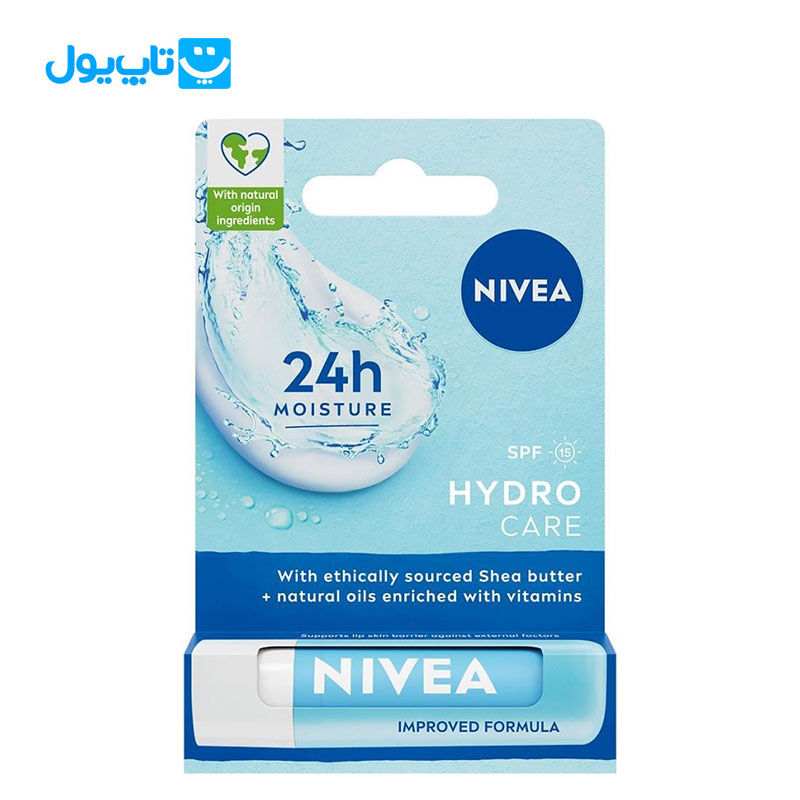 بالم لب نیوآ Nivea مدل Hydro Care دارای SPF 15 حجم 5 میلی لیتر