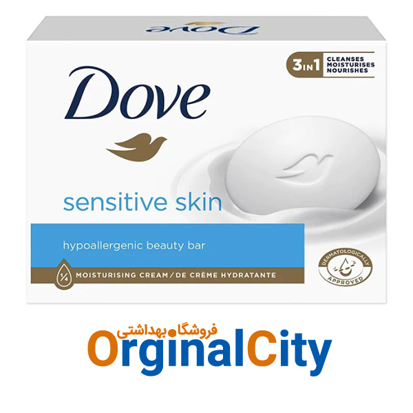 صابون داو مدل SENSITIVE وزن 90 گرم