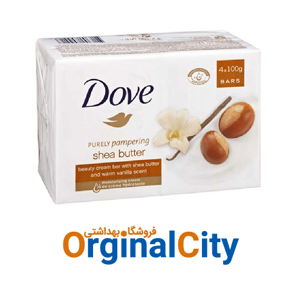 صابون شی باتر و وانیل داو Dove وزن 90گرم