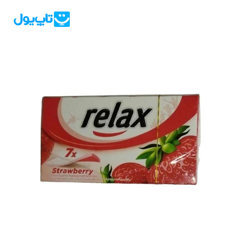 آدامس ریلکس Relax با طعم توت فرنگی بسته 7 عددی — تصویر ۲