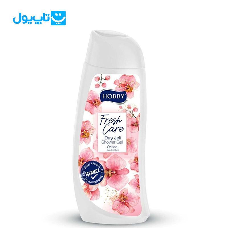 شامپو بدن هوبی Hobby مدل Fresh Care با عصاره گل ارکیده حجم 500 میلی لیتر