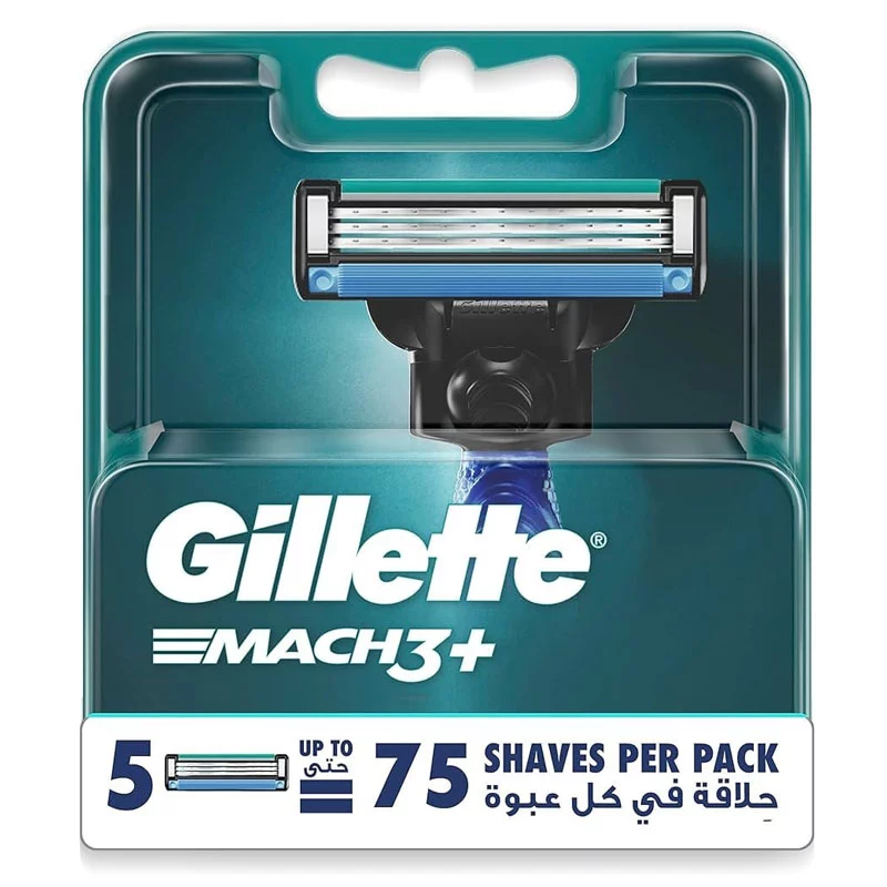 تیغ یدک ژیلت مدل Mach 3 بسته 3 عددی Gillette Mach 3 Blades Pack of 3 — تصویر ۲