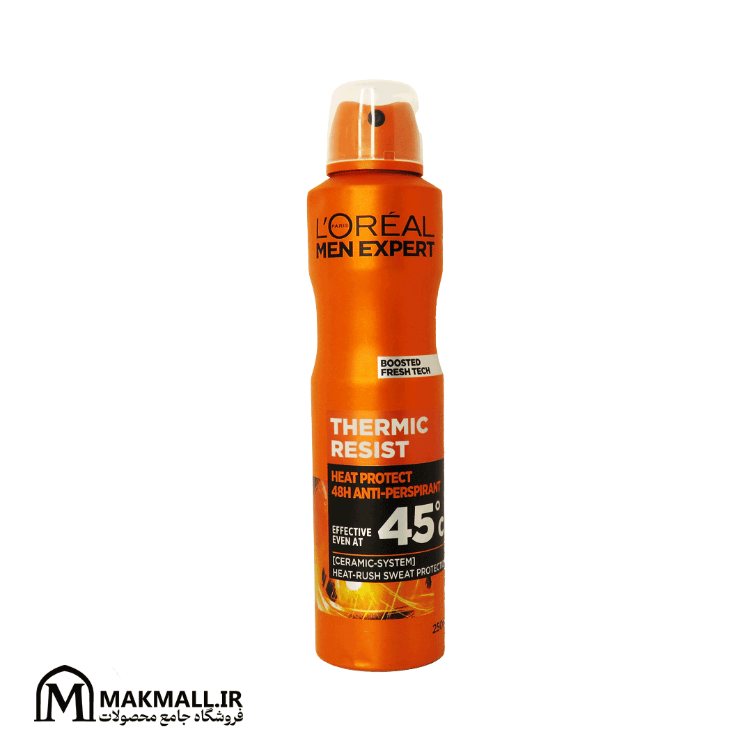اسپری ضدتعریق مردانه اورال ترمیک رزیست 48 ساعته | L’Oréal Men Expert Thermic Resist 48H Anti-Perspirant Spray