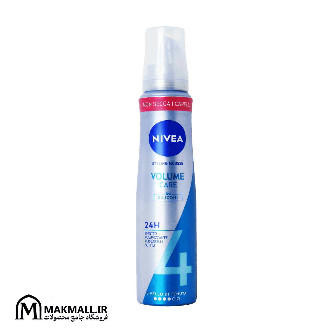 موس حجمدهنده و تقویتکننده مو نیوآ | NIVEA Volume Care Styling Mousse 150ml