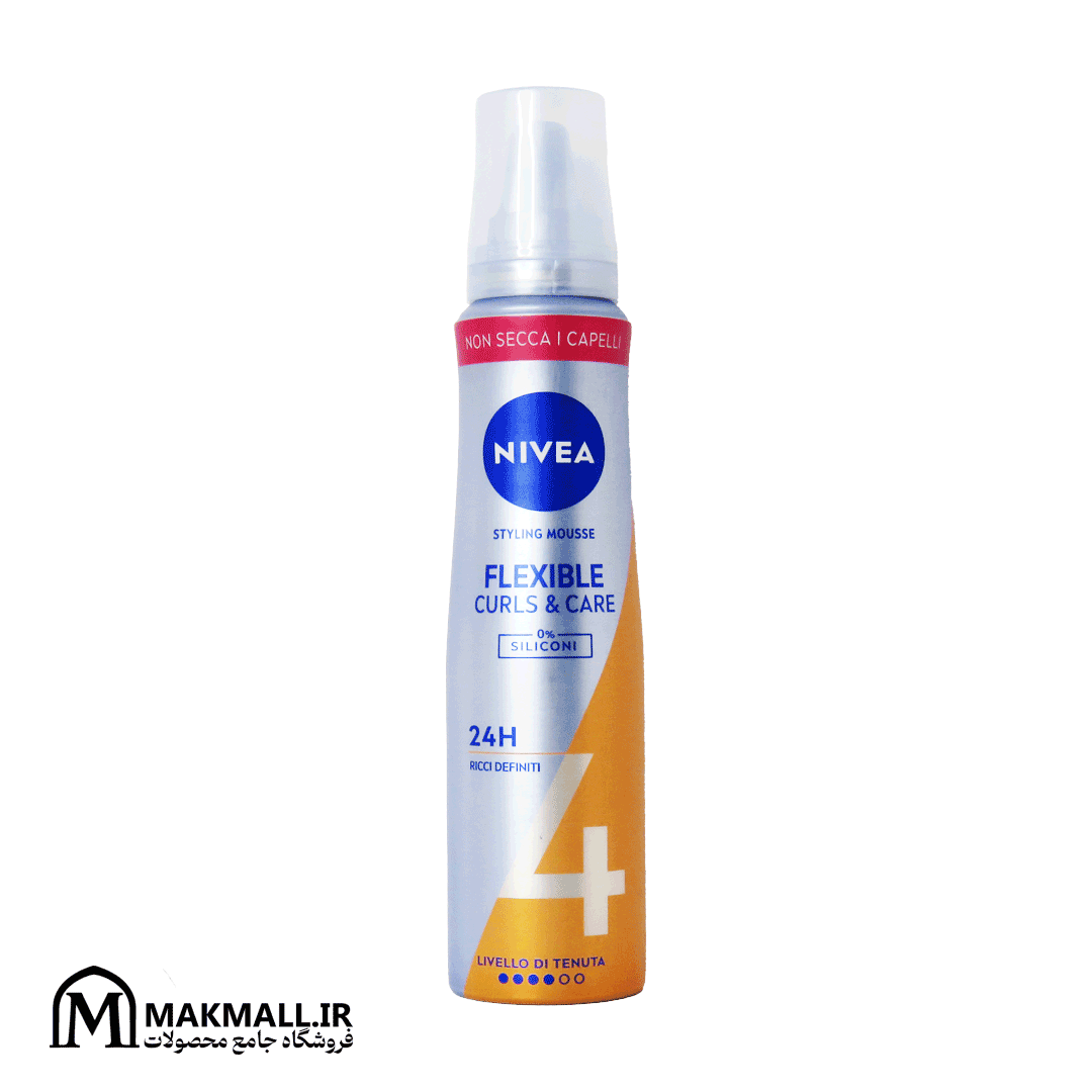 موس مو و حالتدهنده موی فر نیوآ | NIVEA Flexible Curls & Care Styling Mousse
