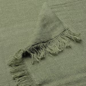 شال مبل ایکیا DYTAG خاکستری-سبز سایز 130×170 — تصویر ۳