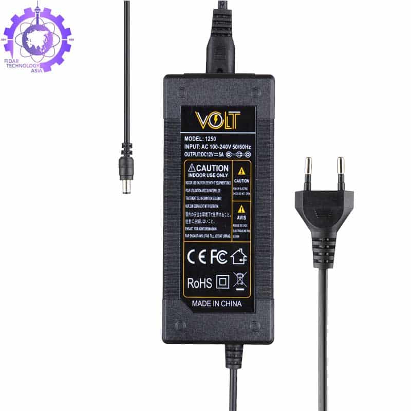 آداپتور 12 ولت 5 آمپر برند volt — تصویر ۲
