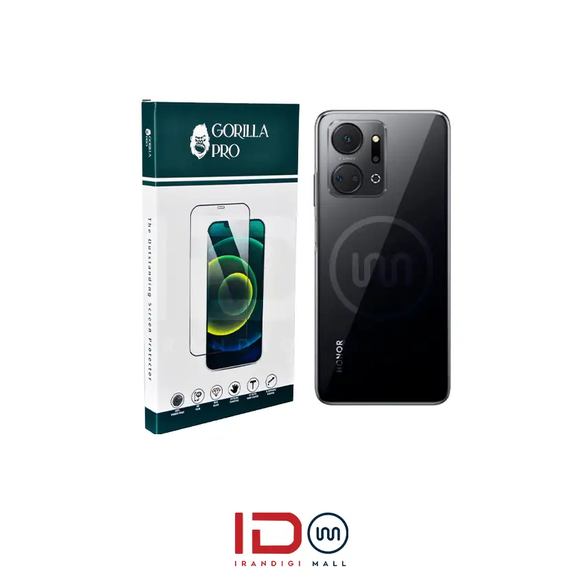 گلس و محافظ هیدروژلی (شفاف) بدنه گوشی آنر مدل HONOR X7a