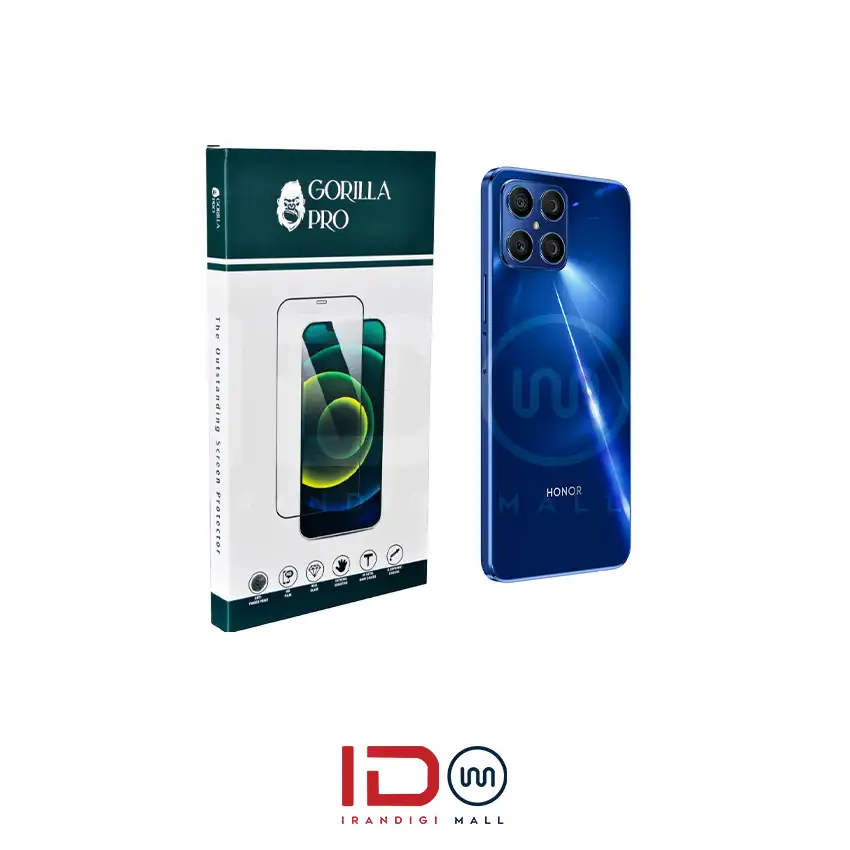 گلس و محافظ هیدروژلی (شفاف) بدنه گوشی آنر مدل HONOR X8