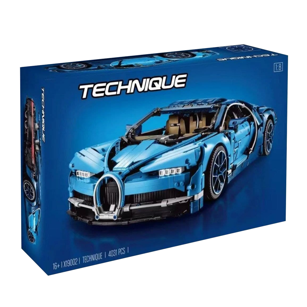 لگو مدل بوگاتی شیرون buggati chiron کد lepin 19002 — تصویر ۲